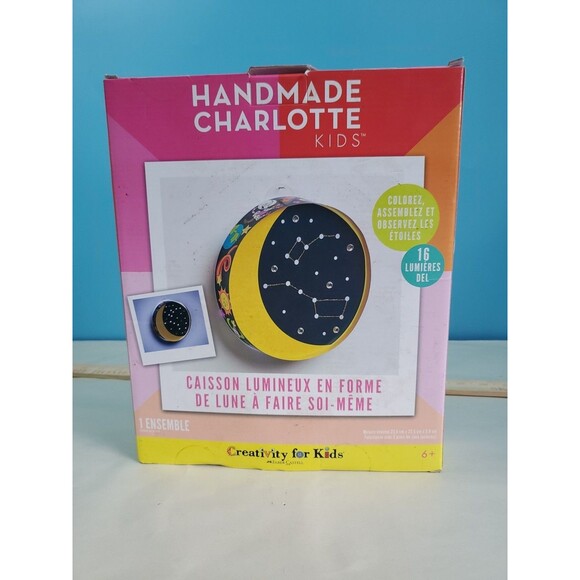 Faber-Castell Creativity for Kids, Moon Lightbox DIY Ages 6+ Open Box - Picture 2 of 10